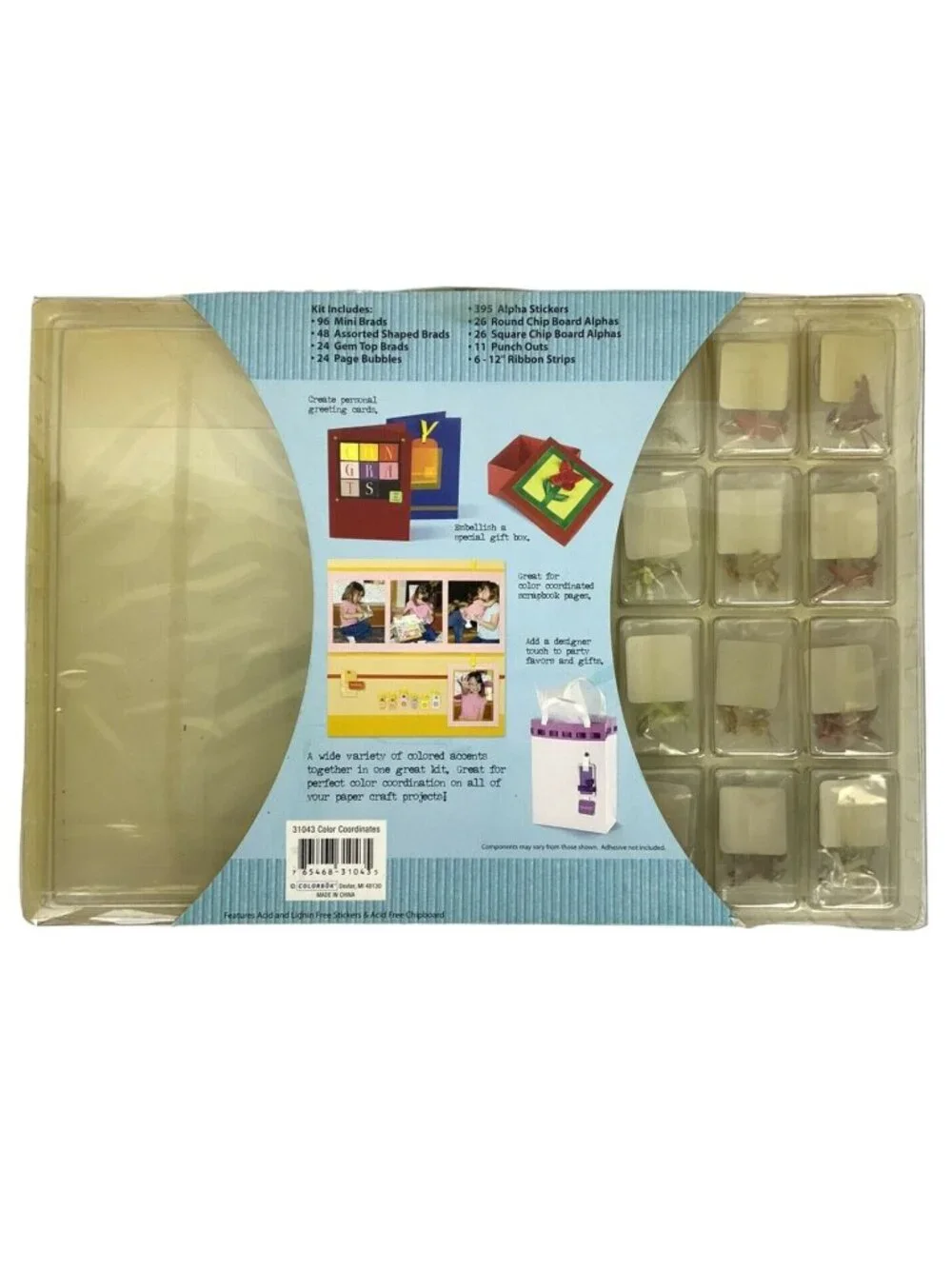 Colorbok Color Coordinates 650 Accents Kit For Scrapbooking & Paper Crafts New